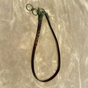 Leather Belt. Ladies 33-36 waist. Animal Embossed